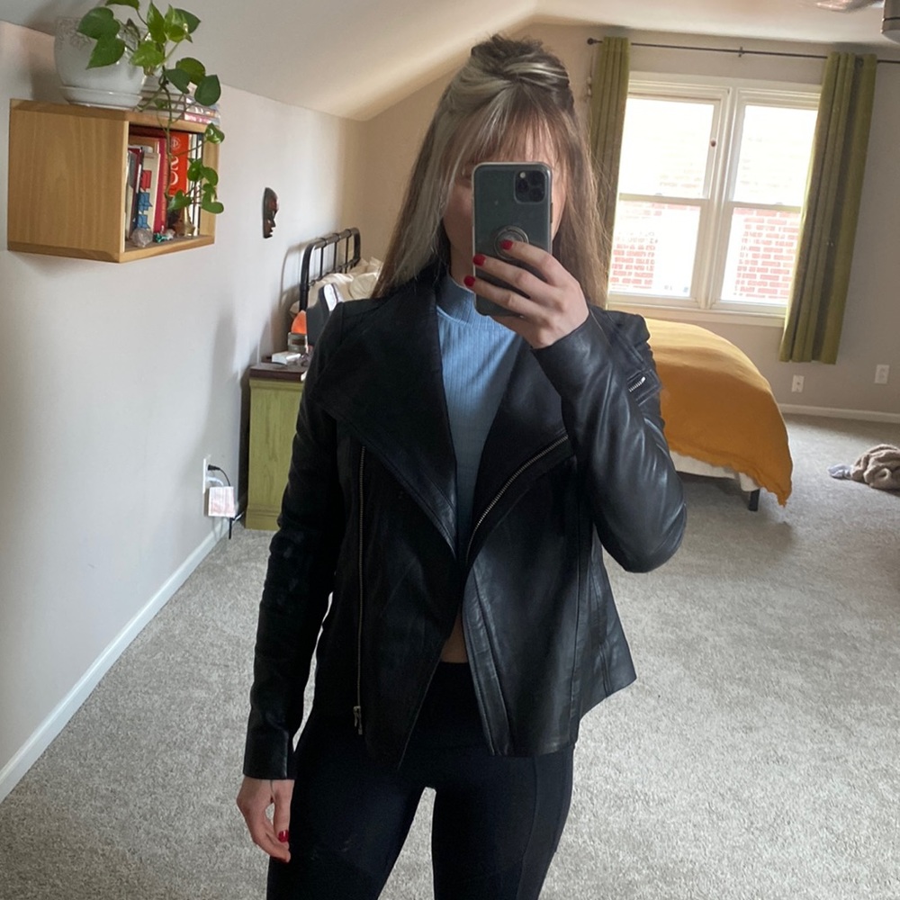 Buttery leather jacket